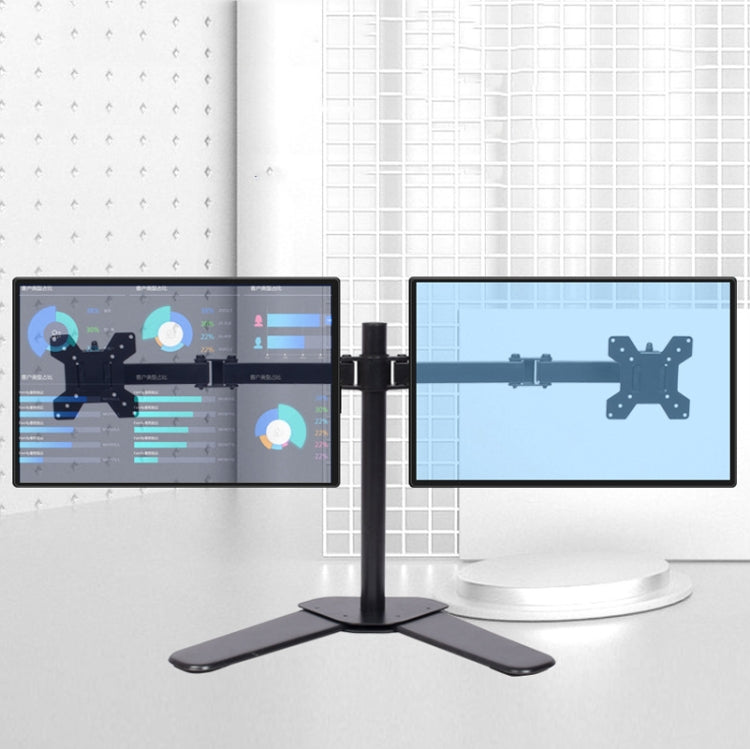 Desktop Lifting Monitor Stand Bracket Dual Screen Desk Base - TV Brackets & Mounts by buy2fix | Online Shopping UK | buy2fix