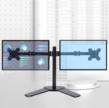 Desktop Lifting Monitor Stand Bracket Dual Screen Desk Base - TV Brackets & Mounts by buy2fix | Online Shopping UK | buy2fix