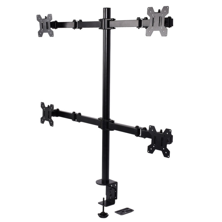 Desktop Lifting Monitor Stand Bracket Four Screen Table Clip - TV Brackets & Mounts by buy2fix | Online Shopping UK | buy2fix