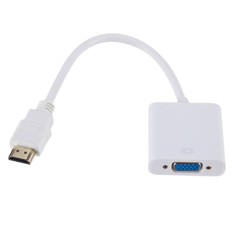ZHQ007 HD 1080P HDMI to VGA Converter(White) by buy2fix