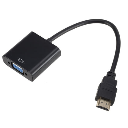 ZHQ007 HD 1080P HDMI to VGA Converter(Black) by buy2fix