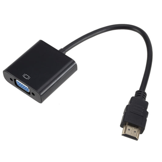 ZHQ007 HD 1080P HDMI to VGA Converter(Black) by buy2fix