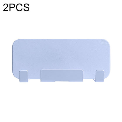 2 PCS  Punch-Free Wall-Mounted Rack Mobile Phone Charging Holder(Blue) - Shower & Wall Mounts by buy2fix | Online Shopping UK | buy2fix