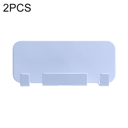 2 PCS  Punch-Free Wall-Mounted Rack Mobile Phone Charging Holder(Blue) - Shower & Wall Mounts by buy2fix | Online Shopping UK | buy2fix