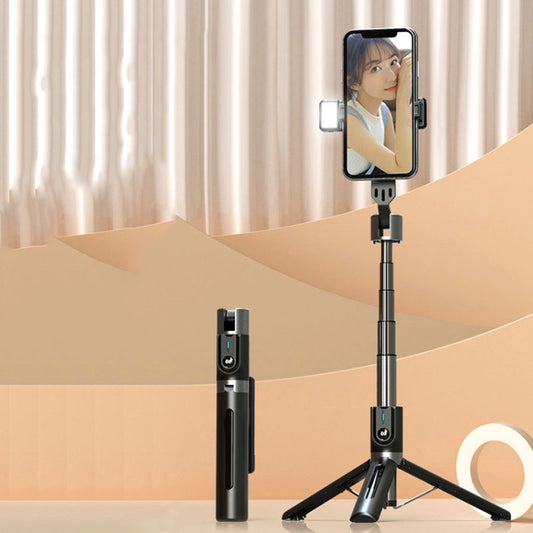 Mobile Phone Tripod Bluetooth Remote Control Live Selfie Stick, Specification: P96D Single Light - Selfie Sticks by buy2fix | Online Shopping UK | buy2fix