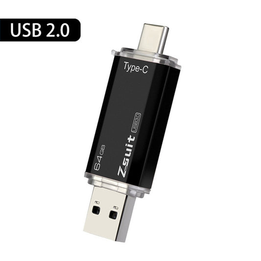 Zsuit Zstpc3 2 in 1 Type-C Interface Metal Phone U Disk, Randon Color Delivery 16GB(USB2.0) - U Disk & Card Reader by Zsuit | Online Shopping UK | buy2fix