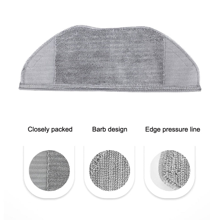 2 PCS Mop Cloths Sweeping Robot Accessories For Mijia G1 - For Xiaomi Accessories by buy2fix | Online Shopping UK | buy2fix