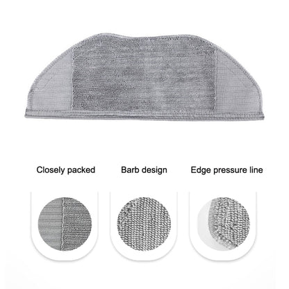 2 PCS Mop Cloths Sweeping Robot Accessories For Mijia G1 - For Xiaomi Accessories by buy2fix | Online Shopping UK | buy2fix