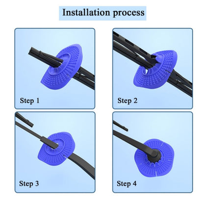 Car Wiper Hole Silicone Protective Cover, Size: Small Hole(Gray) by buy2fix