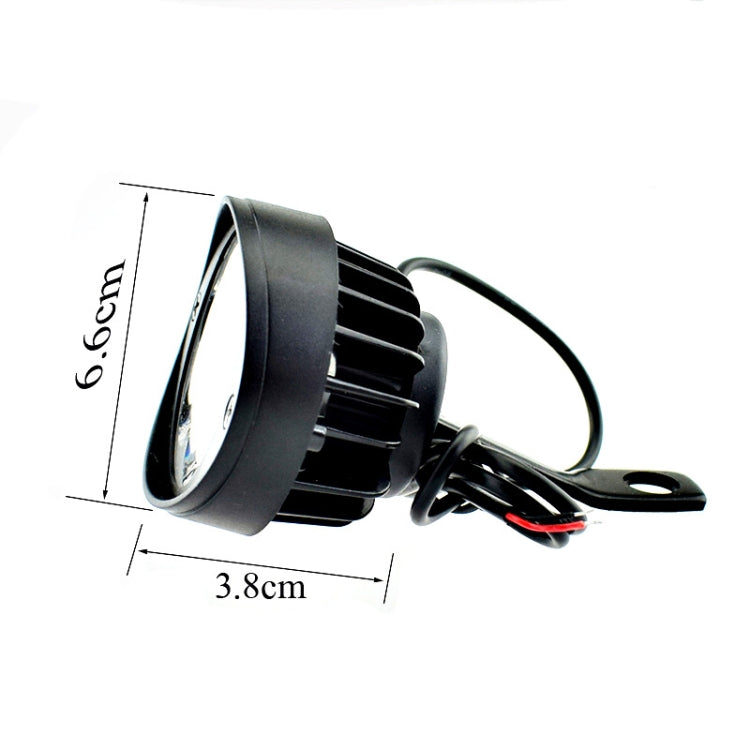2 PCS MK-262 6 LEDs Motorcycle Fog Lamp Shooting Light - Fog Lights by buy2fix | Online Shopping UK | buy2fix