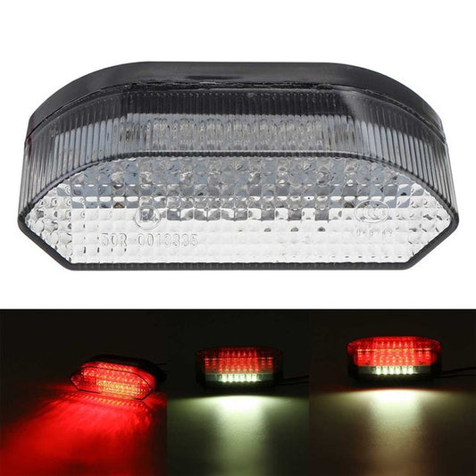 MK-285 Motorcycle LED Taillight Plate Light(Without Stand Black Cover) - Signal Lights by buy2fix | Online Shopping UK | buy2fix