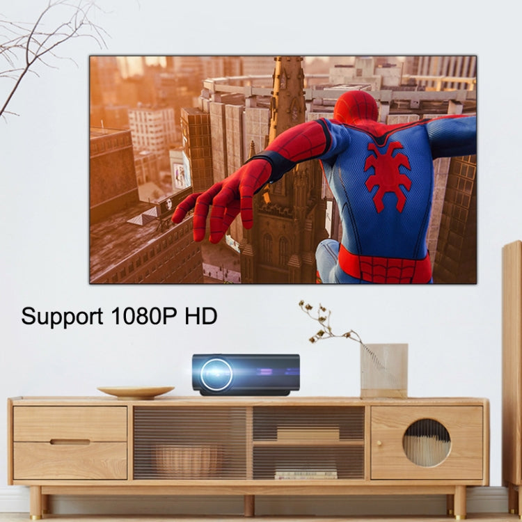 YG530 Home LED Small HD 1080P Projector, Specification: EU Plug(White) - LED Projector by buy2fix | Online Shopping UK | buy2fix