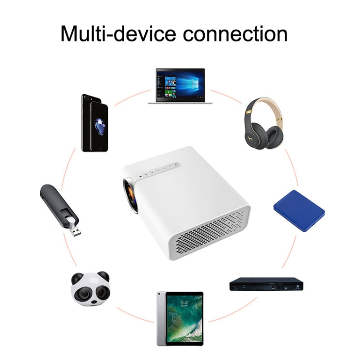 YG530 Home LED Small HD 1080P Projector, Specification: AU Plug(White) - LED Projector by buy2fix | Online Shopping UK | buy2fix