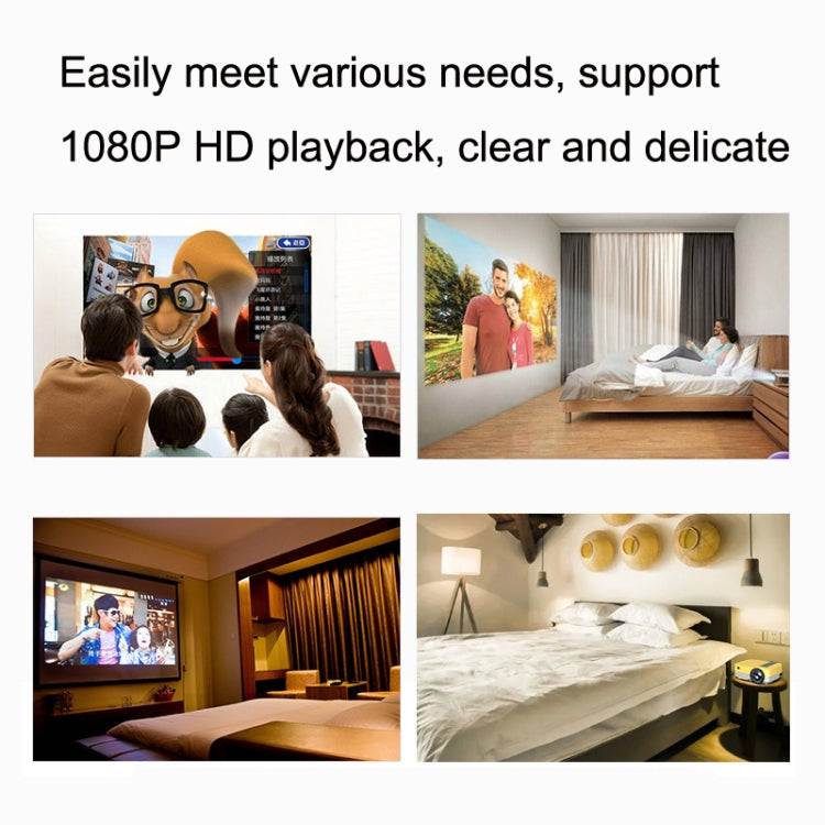 Z6 Home LED HD Smart Small Projector, CN Plug(WiFi Android Version) - LED Projector by buy2fix | Online Shopping UK | buy2fix