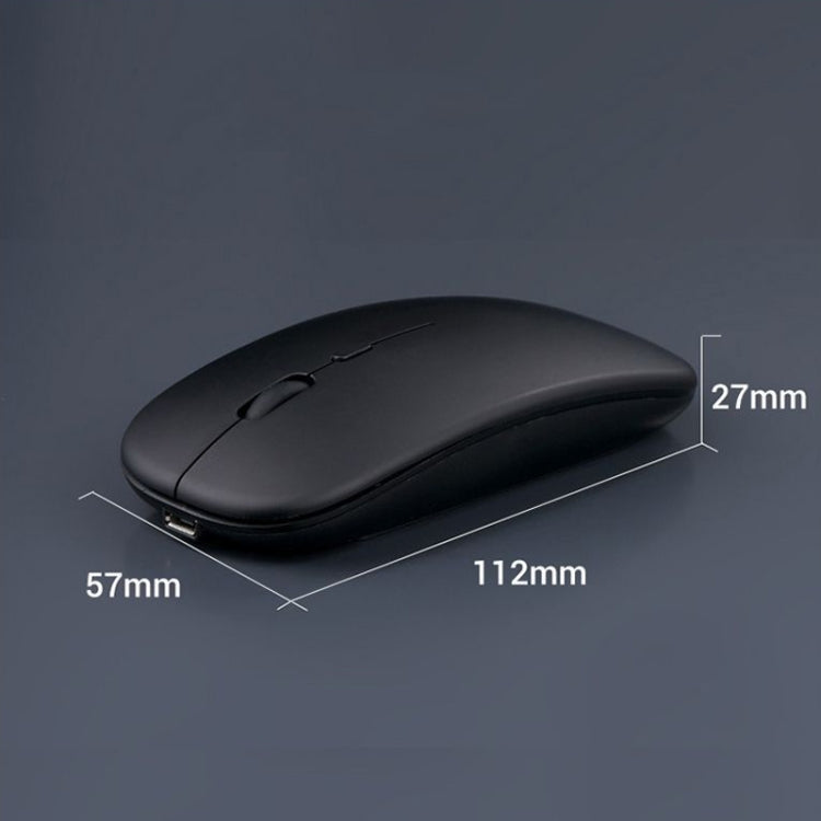 C7002 2400DPI 4 Keys Colorful Luminous Wireless Mouse, Color: Dual-modes Rose Gold by buy2fix