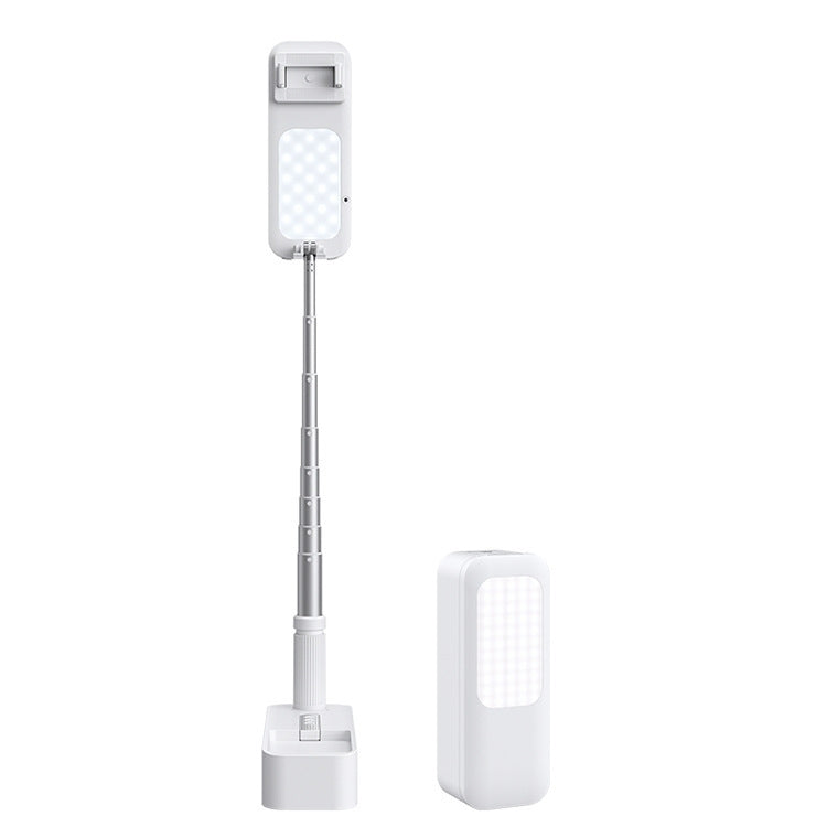 V6 360-Degree Rotating Double-Sided Light-Filling Live Bracket(White) - Stand by buy2fix | Online Shopping UK | buy2fix