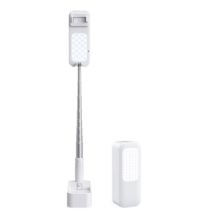 V6 360-Degree Rotating Double-Sided Light-Filling Live Bracket(White) - Stand by buy2fix | Online Shopping UK | buy2fix