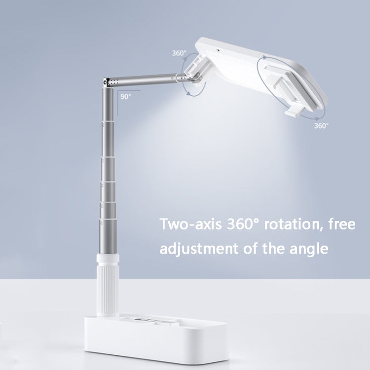 V6 360-Degree Rotating Double-Sided Light-Filling Live Bracket(Pink) - Stand by buy2fix | Online Shopping UK | buy2fix