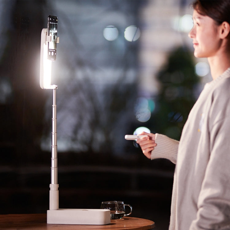 V6 360-Degree Rotating Double-Sided Light-Filling Live Bracket(White) - Stand by buy2fix | Online Shopping UK | buy2fix