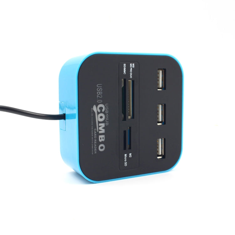 7 In 1 COMBO USB 2.0 HUB Reader(7-ports) by buy2fix