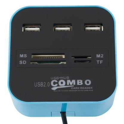 7 In 1 COMBO USB 2.0 HUB Reader(7-ports) by buy2fix