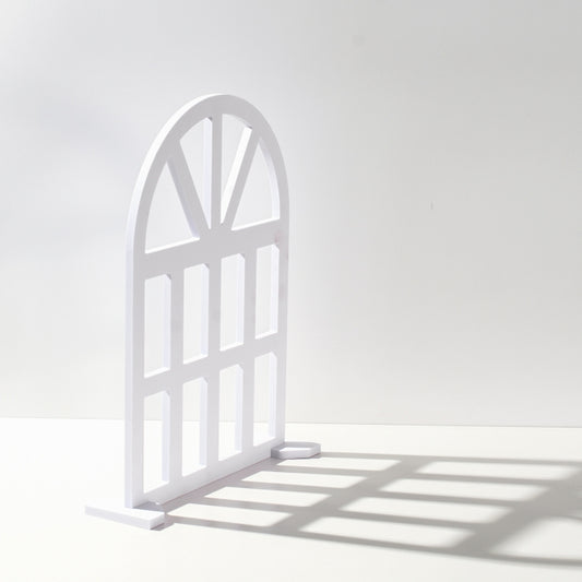 41 x 29cm Background Board Window Pane Light Shadow Plate(Arc Window) - Shadow Props by buy2fix | Online Shopping UK | buy2fix