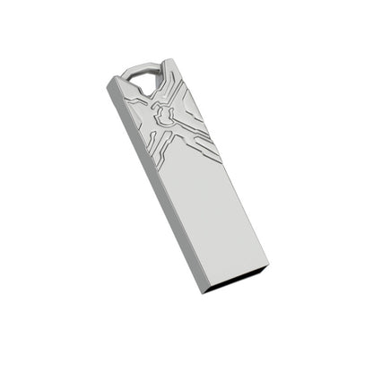 Jg1 USB 2.0 High-Speed Metal Engraving Car USB Flash Drives, Capacity: 4GB(White) by buy2fix