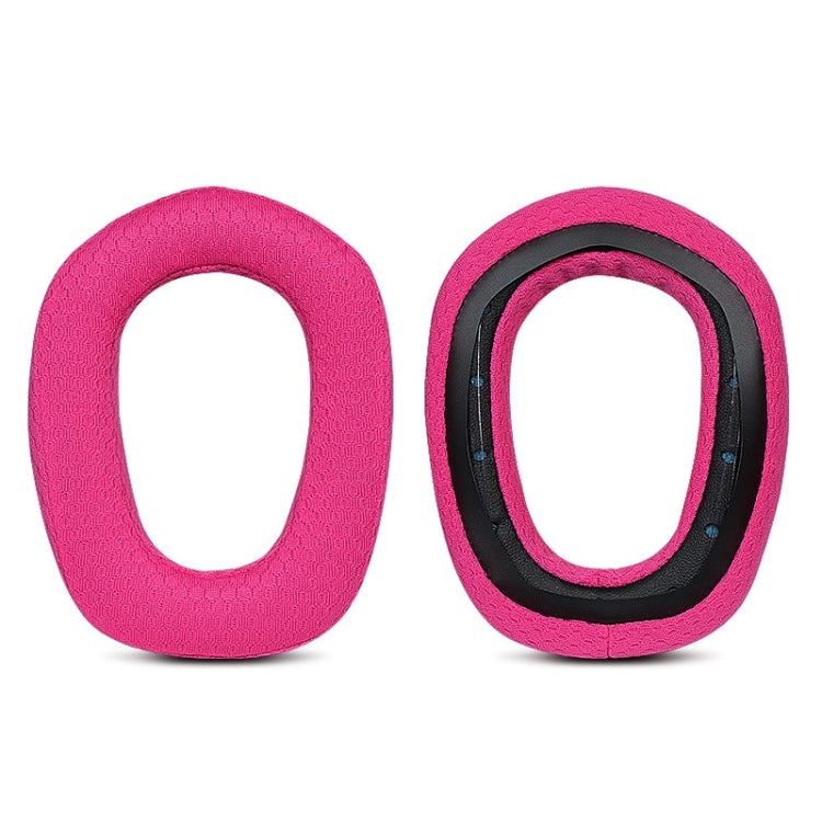 2pcs Sponge Earmuff Headrest Pad For Logitech G435, Color: Rose Red Earmuffs by buy2fix