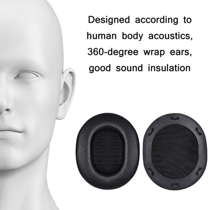 2pcs Protein Skin Earmuff / Headbeam For Audio-Technica ATH-M70X(Earmuffs) - Earmuff & Pad by buy2fix | Online Shopping UK | buy2fix
