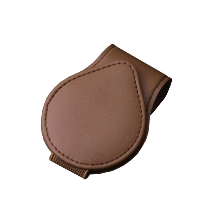 Car Sun Visor Glasses Clip Ticket Storage Clip(Brown) by buy2fix