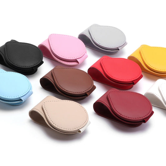 Car Sun Visor Glasses Clip Ticket Storage Clip(Red Wine) - Sunglasses & Glasses Clips by buy2fix | Online Shopping UK | buy2fix