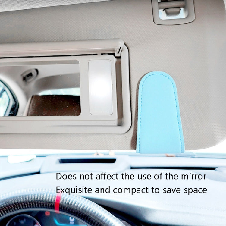 Car Sun Visor Glasses Clip Ticket Storage Clip(Pink) by buy2fix