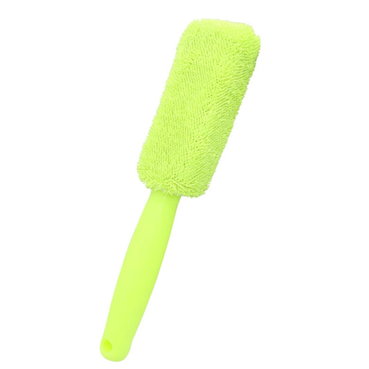 Fiber Long Shank Tire Brush(Green) - Car washing supplies by buy2fix | Online Shopping UK | buy2fix