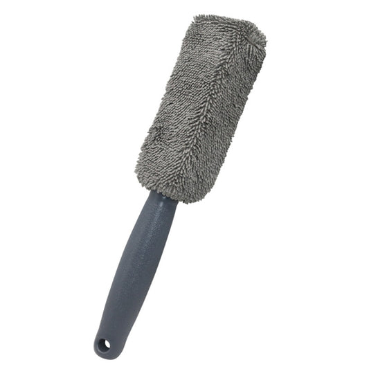 Fiber Long Shank Tire Brush(Grey) - Car washing supplies by buy2fix | Online Shopping UK | buy2fix