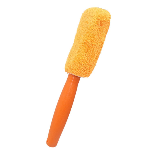 Fiber Long Shank Tire Brush(Orange) - Car washing supplies by buy2fix | Online Shopping UK | buy2fix