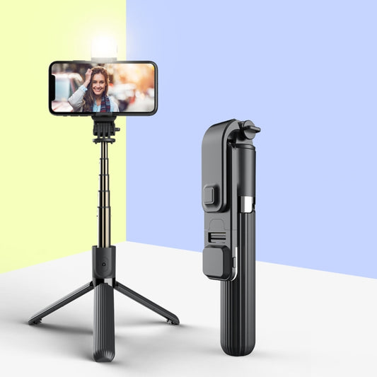 L03S Bluetooth Fill Light Tripod Integrated Selfie Stick(Black) - Selfie Sticks by buy2fix | Online Shopping UK | buy2fix