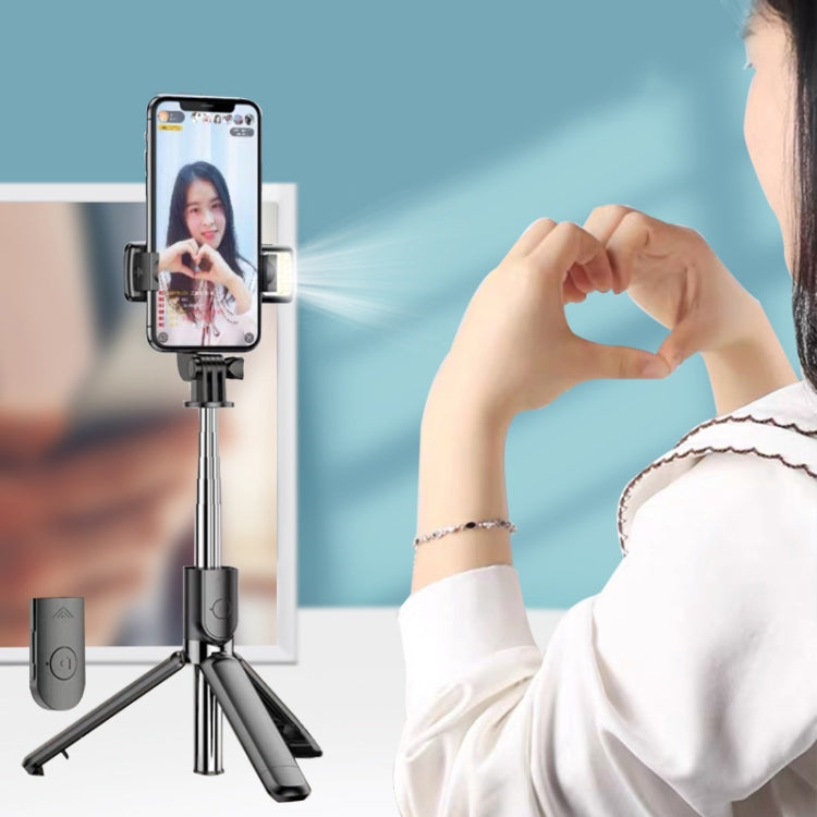 L03S Bluetooth Fill Light Tripod Integrated Selfie Stick(Black) - Selfie Sticks by buy2fix | Online Shopping UK | buy2fix
