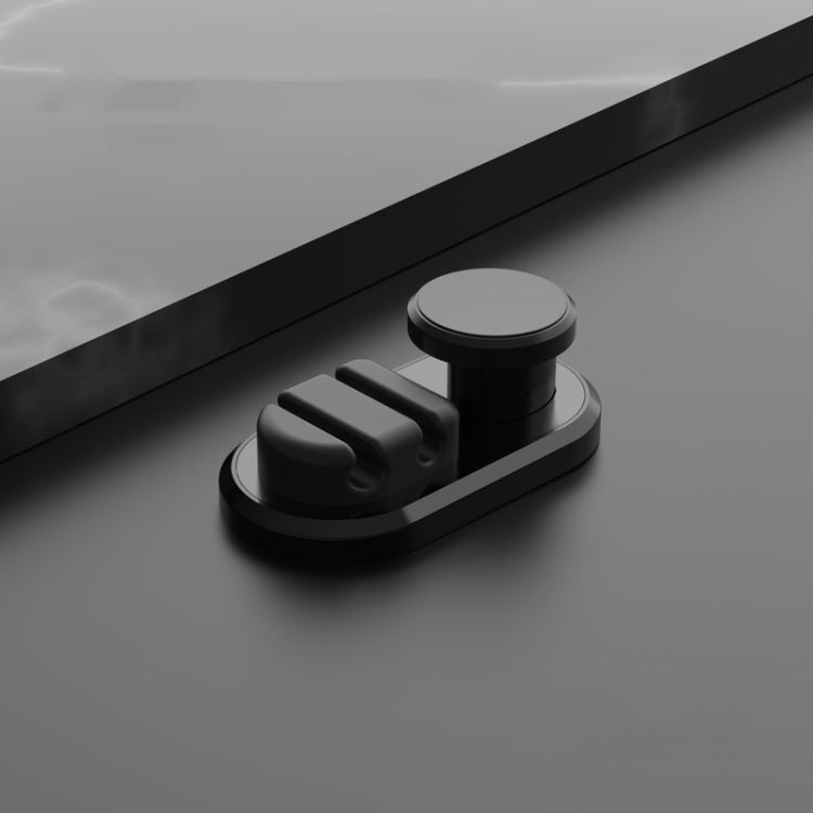 3 PCS Car Sticky Storage Data Cable Hook(Black) by buy2fix