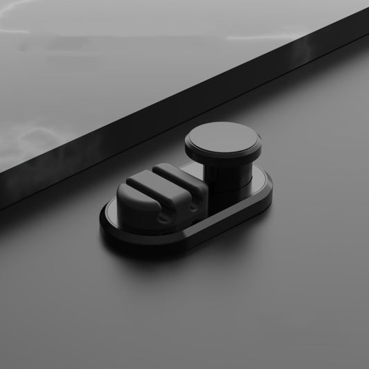 3 PCS Car Sticky Storage Data Cable Hook(Black) by buy2fix