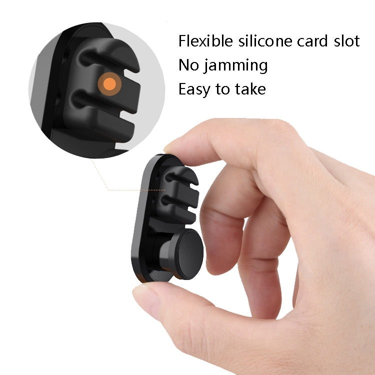 3 PCS Car Sticky Storage Data Cable Hook(Black) by buy2fix