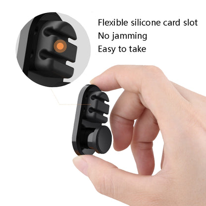 3 PCS Car Sticky Storage Data Cable Hook(Black) by buy2fix