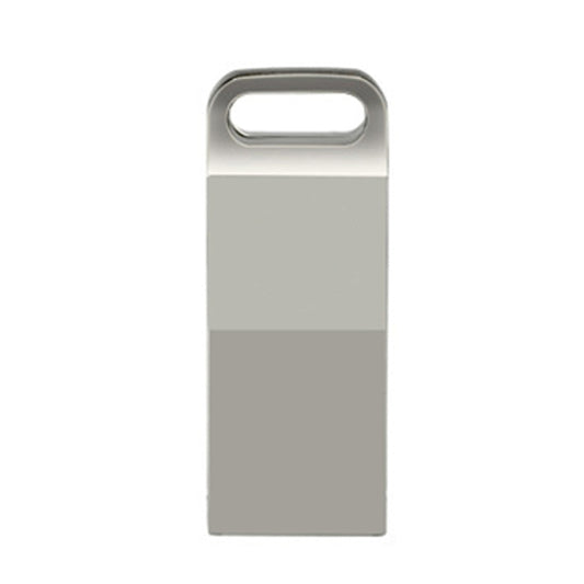 JHQG1 Step Shape Metal High Speed USB Flash Drives, Capacity: 64GB(Silver Gray) by buy2fix