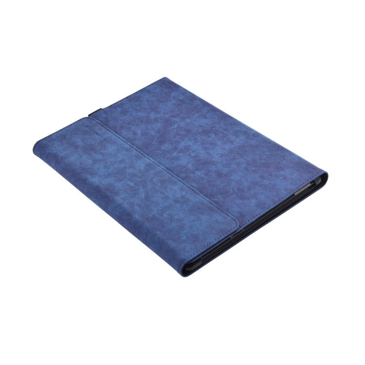 13 inch Leather Tablet Protective Case For Microsoft Surface Pro X, Color: Dark Blue by buy2fix