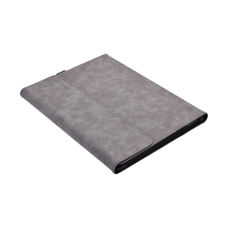 13 inch Leather Tablet Protective Case For Microsoft Surface Pro X, Color: Light Gray by buy2fix