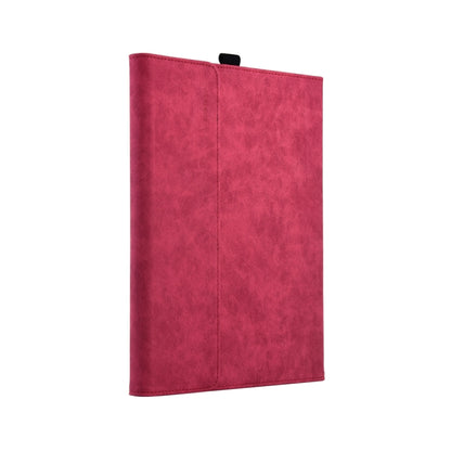 13 inch Leather Tablet Protective Case For Microsoft Surface Pro X, Color: Rose Red + Power Bag by buy2fix
