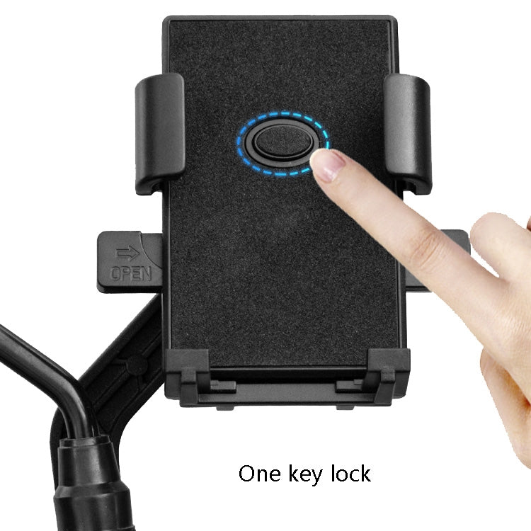 Y02 Electric Bike Mobile Phone Bracket, Style: Handlebar Installation - Holder by buy2fix | Online Shopping UK | buy2fix