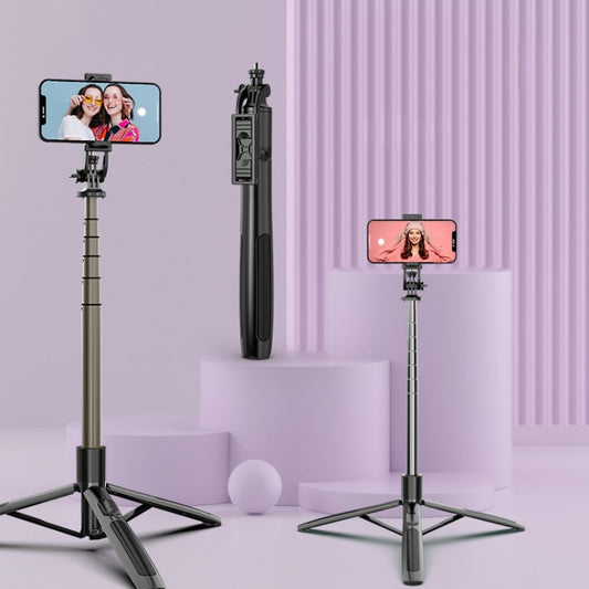 Wireless Bluetooth Selfie Stick Live Telescopic Bracket, Specification: Q05 (Black) - Selfie Sticks by buy2fix | Online Shopping UK | buy2fix