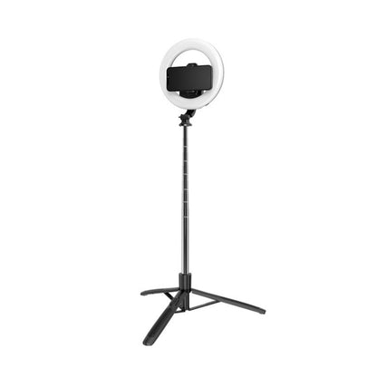 Wireless Bluetooth Selfie Stick Live Telescopic Bracket, Specification: Q05S (Black With Fill Light) - Selfie Sticks by buy2fix | Online Shopping UK | buy2fix
