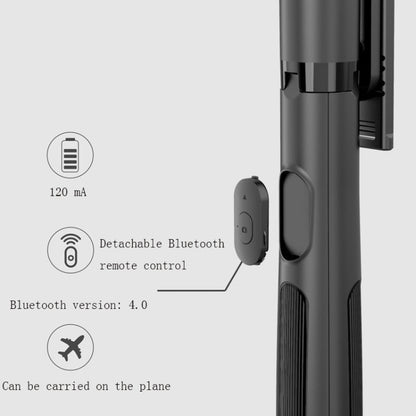Wireless Bluetooth Selfie Stick Live Telescopic Bracket, Specification: Q05S (Black With Fill Light) - Selfie Sticks by buy2fix | Online Shopping UK | buy2fix