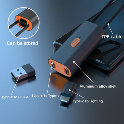 4 in 1 Retractable Fast Charging Data Cable with OTG Adapter Function - Multifunction Cable by buy2fix | Online Shopping UK | buy2fix